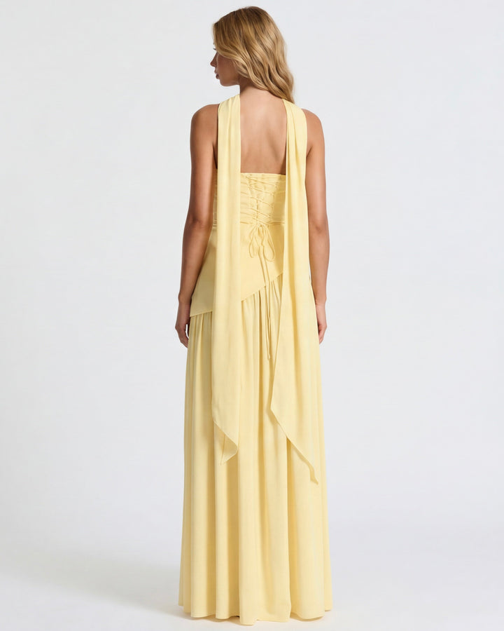 Aura Maxi Dress — women's dress, side view