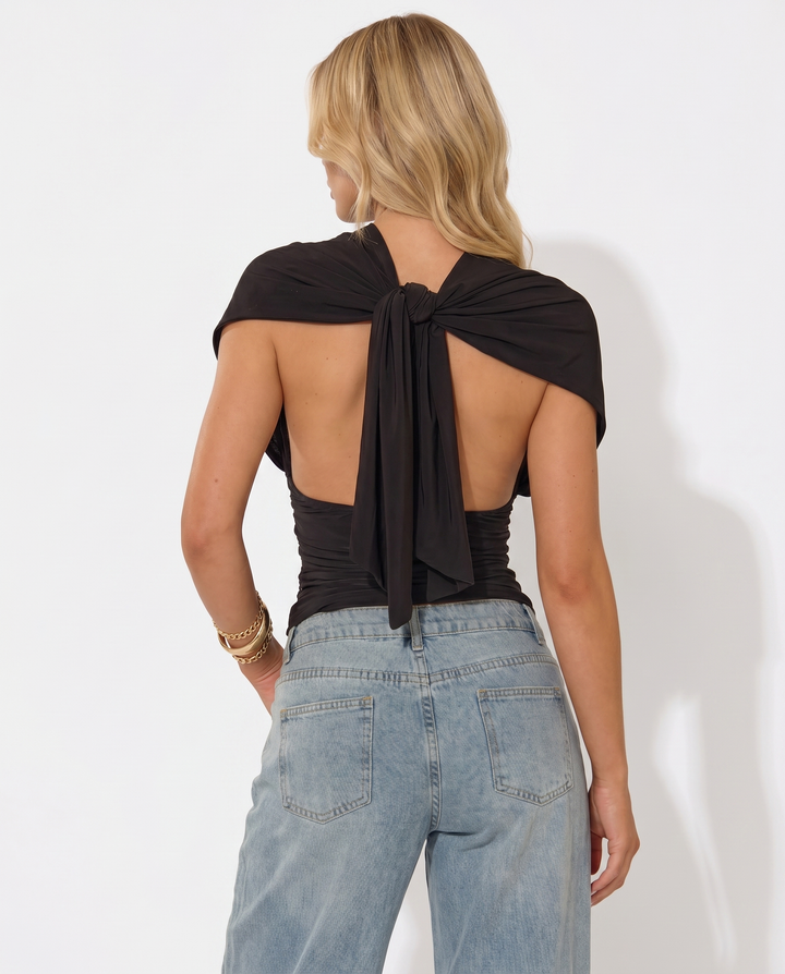 Blush Muse Open Back Top — women's top, shown in an alternative color