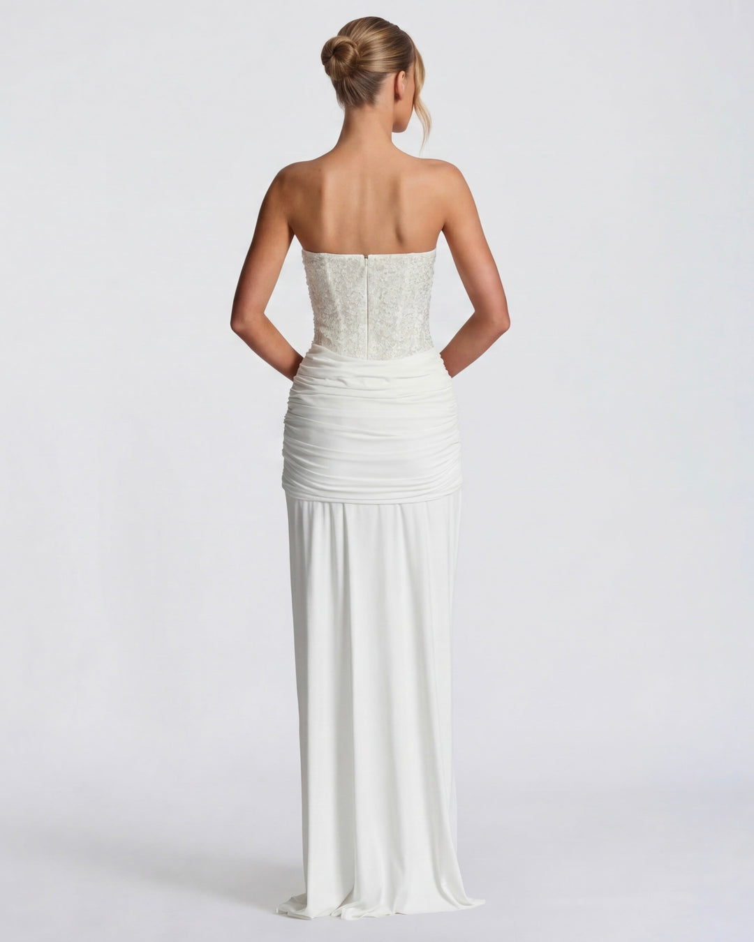 Midnight Aura Gown Maxi - women's gown, back detail