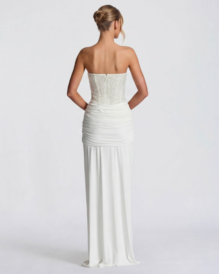 Midnight Aura Gown Maxi - women's gown, back detail