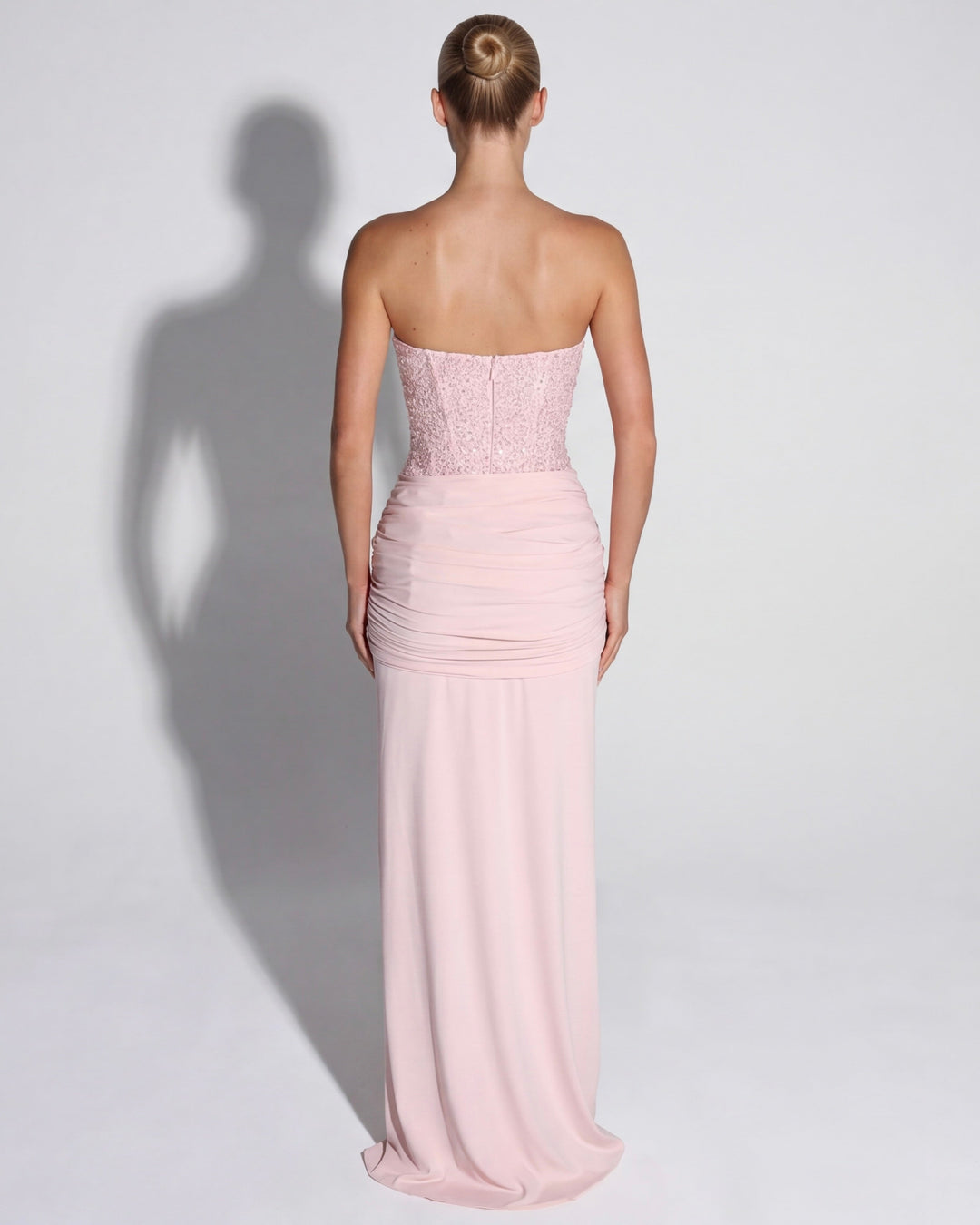 Midnight Aura Gown Maxi - women's gown, full outfit view