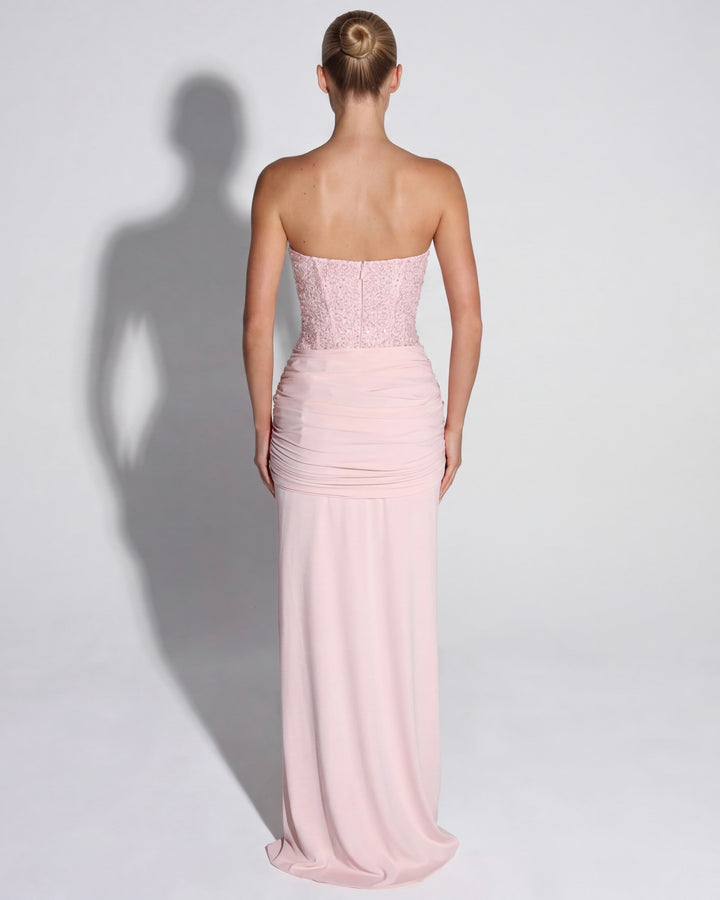 Midnight Aura Gown Maxi - women's gown, full outfit view