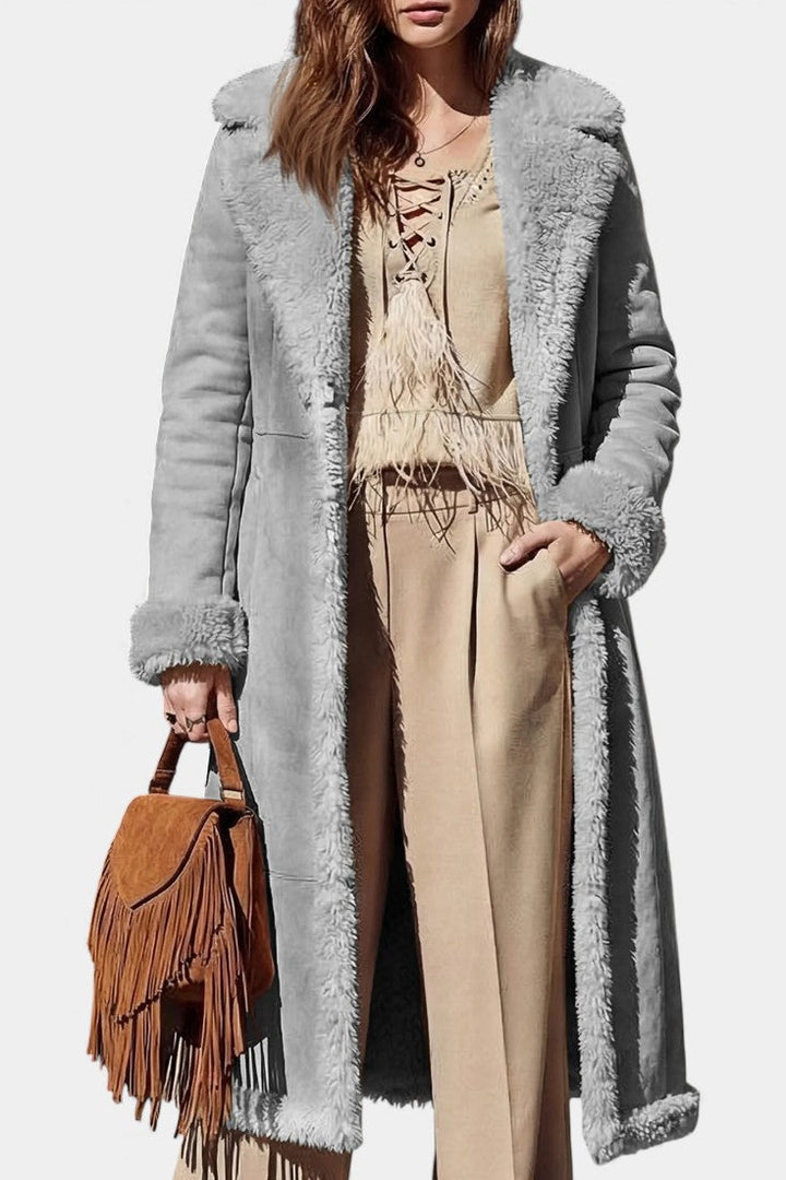 Massilia coat sleeve and cuff close-up detail