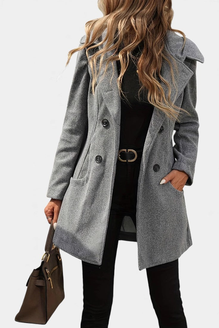 Lada women's tailored winter coat front view