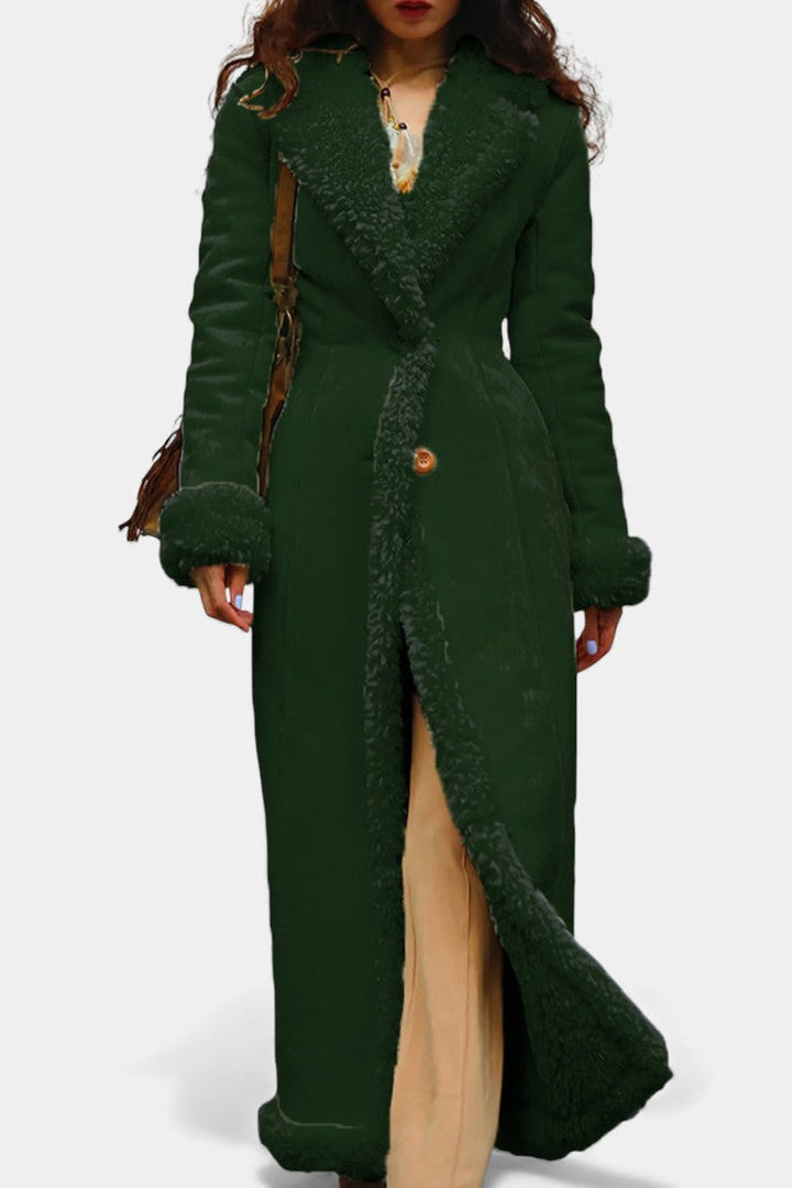 Massilia coat in camel front view model
