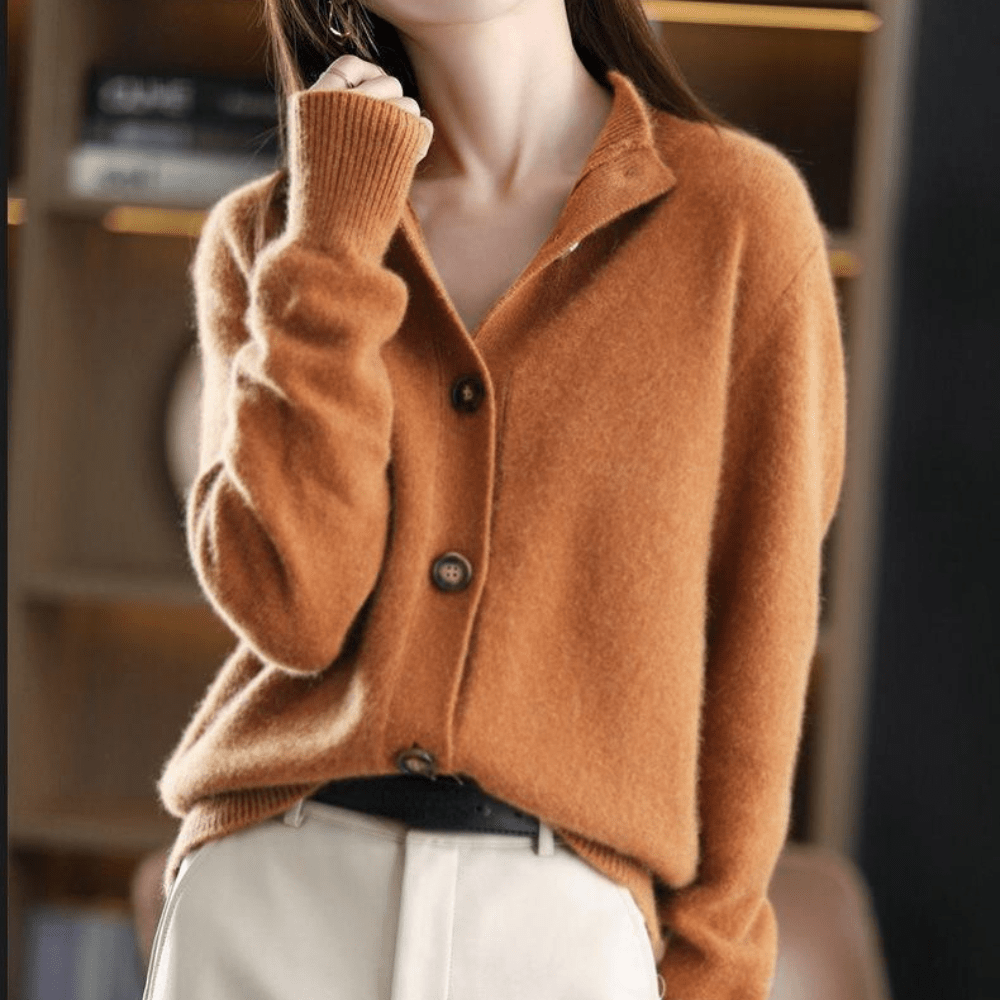 Anny | Cashmere Knit Cardigan