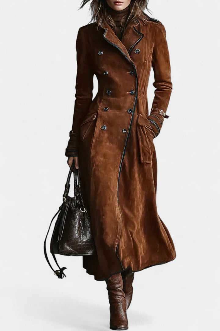 Sandra women's winter coat front view full length