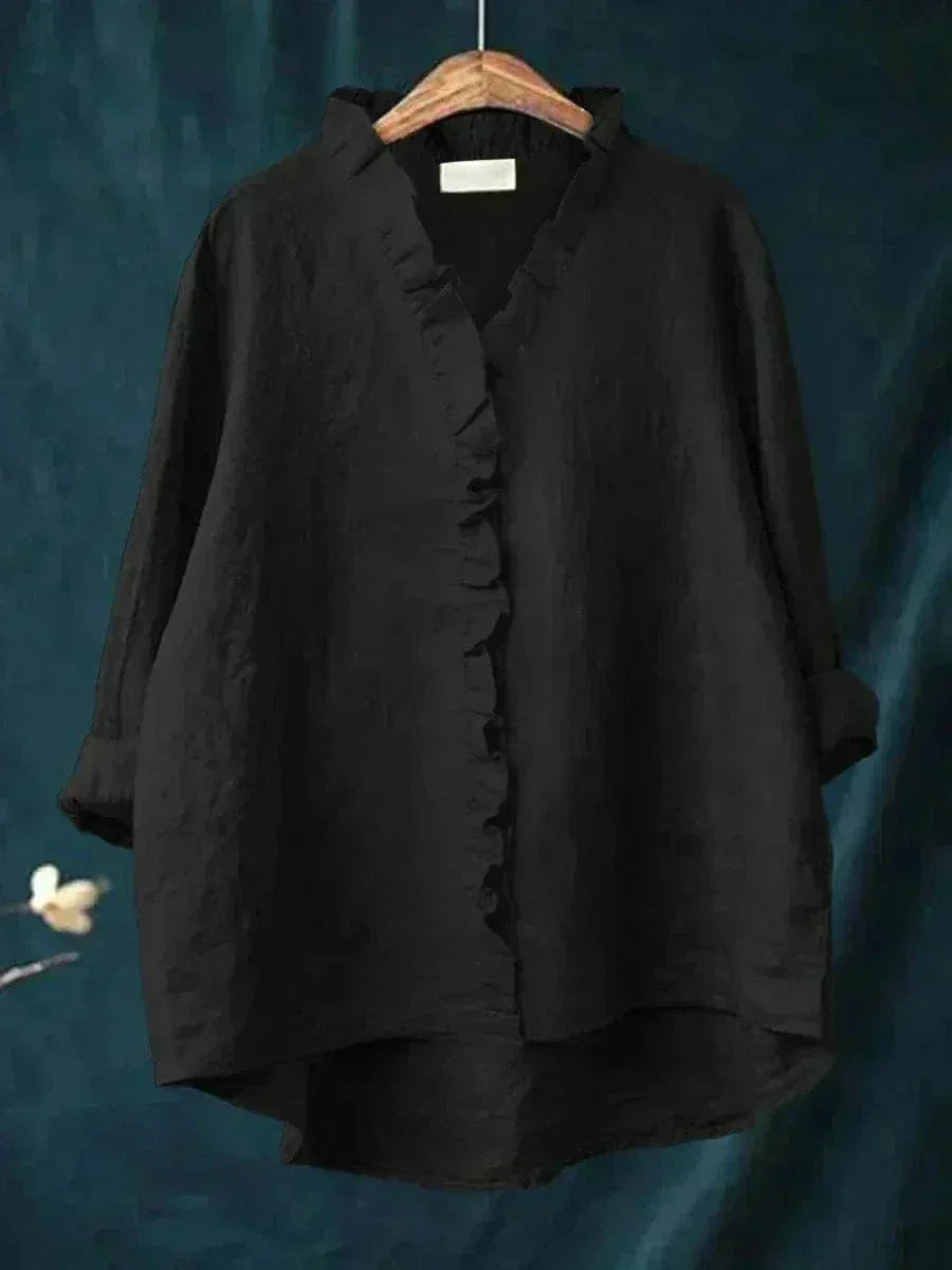 Eline Art Print Blouse — product view