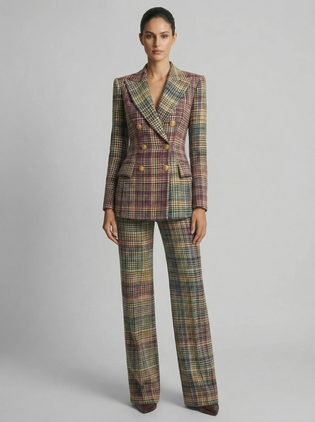 Hilary luxe blazer suit set women – front view