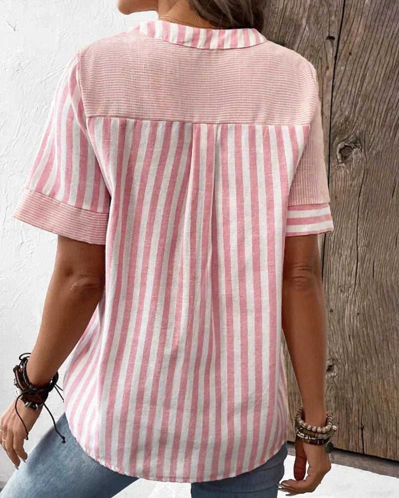 Jillian Tummy Covering Blouse — back view