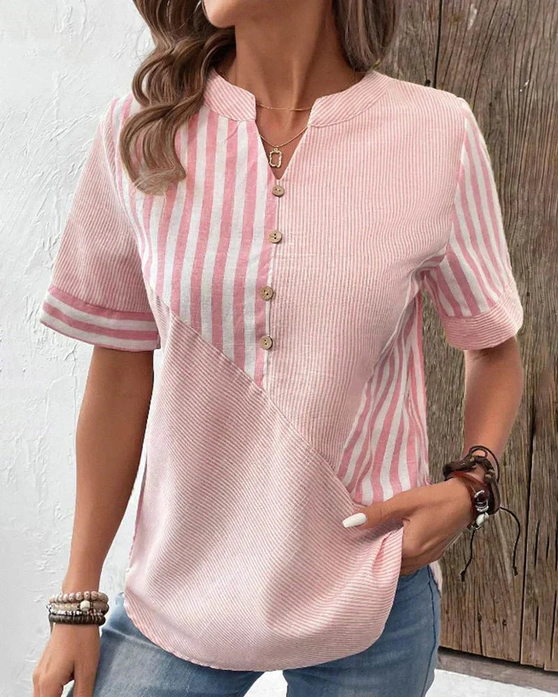 Jillian Tummy Covering Blouse — front view