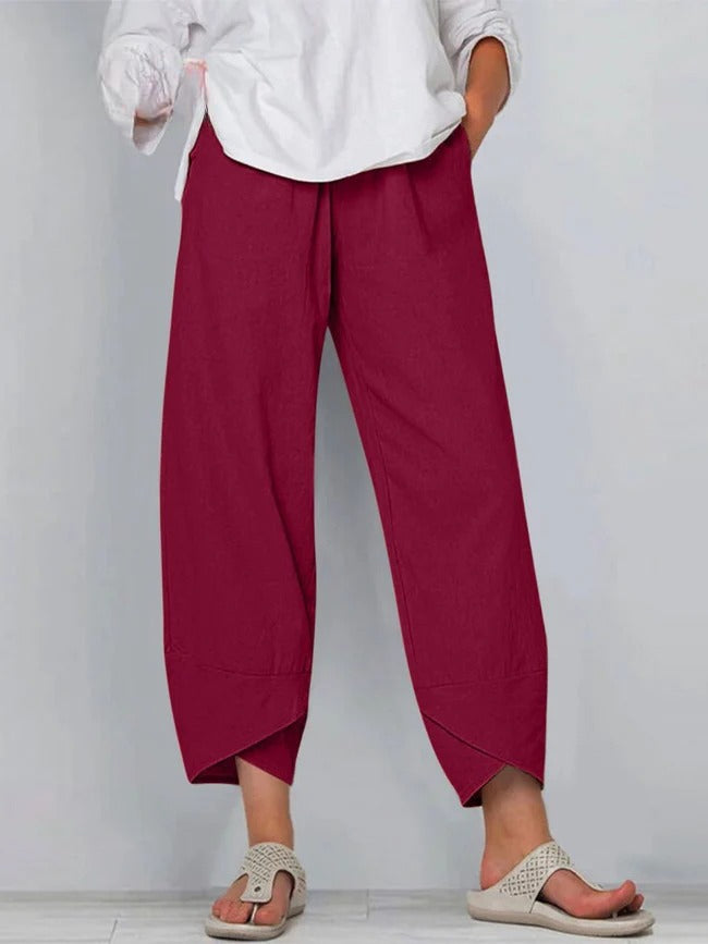 Bryndis Wide-Leg Pants — close-up view
