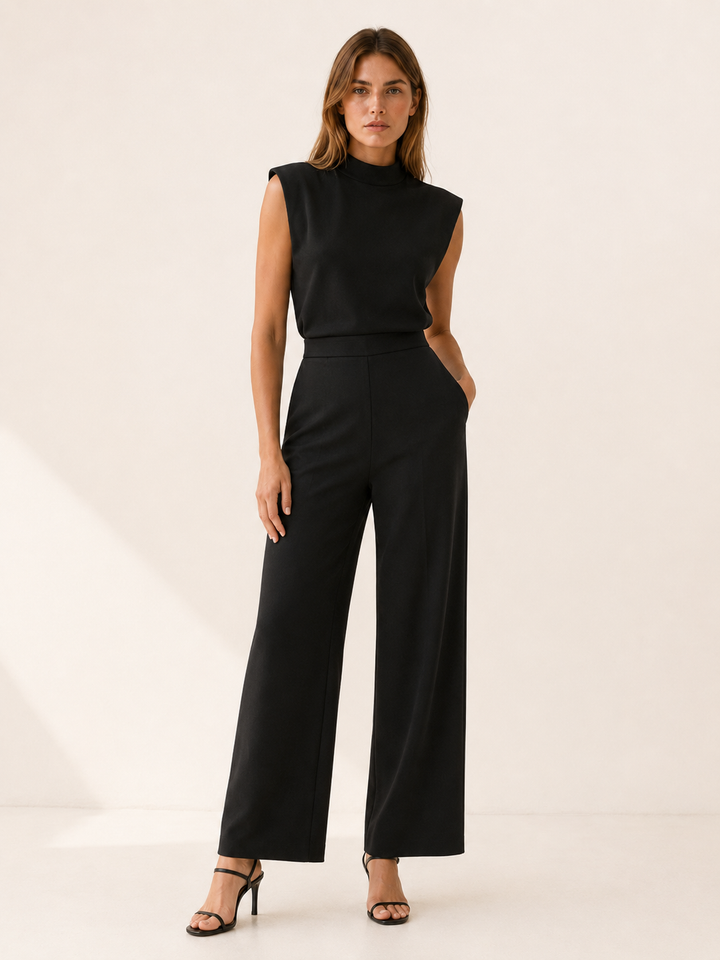 Kendra | Sleeveless Wide-Leg Jumpsuit