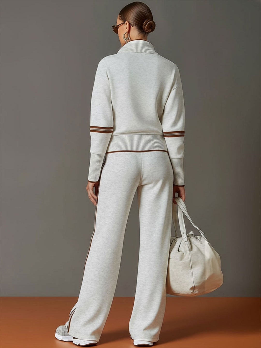 Marietta wide-leg pants co-ord set – detail