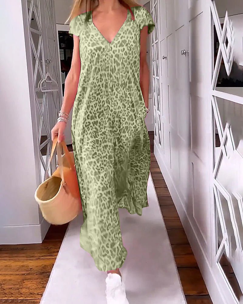 Glaiza Boho Maxi Dress — close-up view