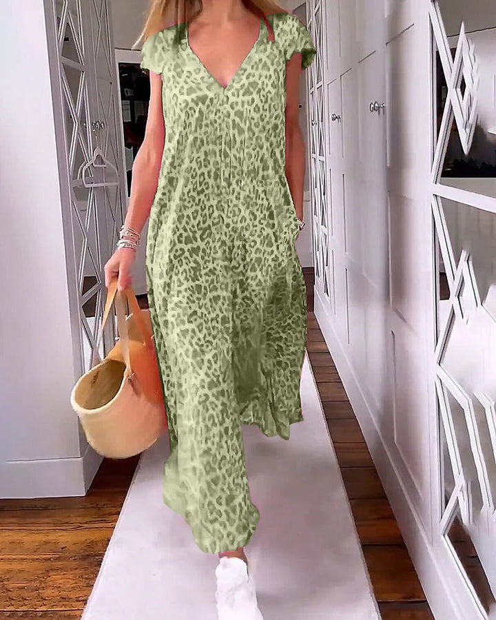 Glaiza Boho Maxi Dress — close-up view