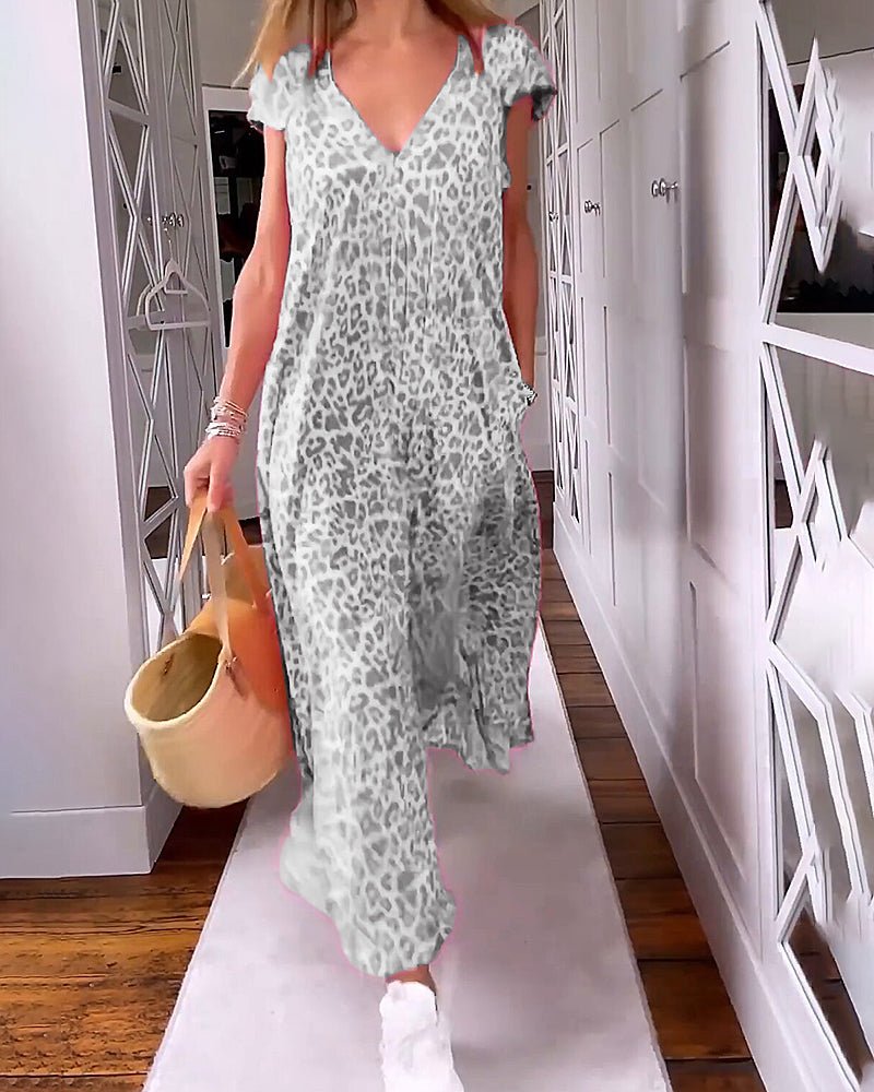 Glaiza Boho Maxi Dress — detail view