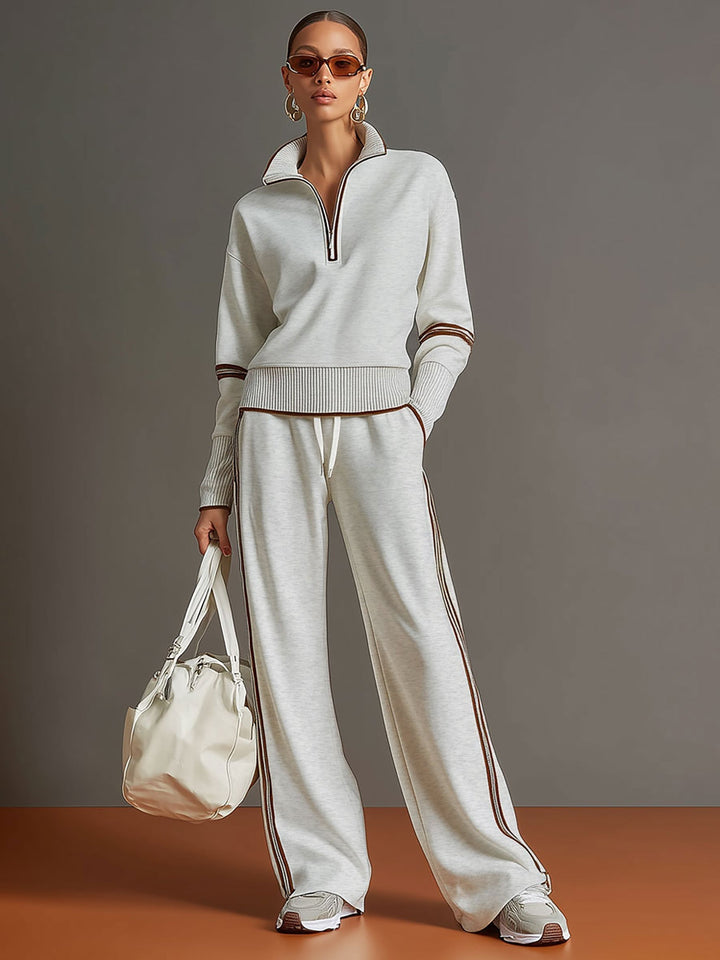 Elegant blouse co-ord matching set women – model view