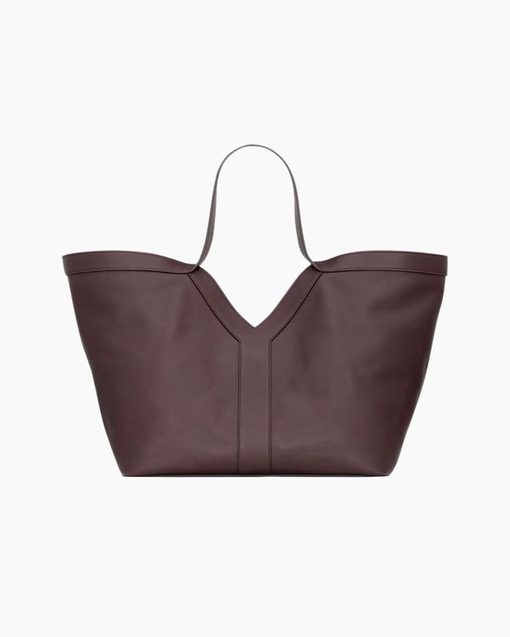 Y Design Large Leather Carryall Tote Bag