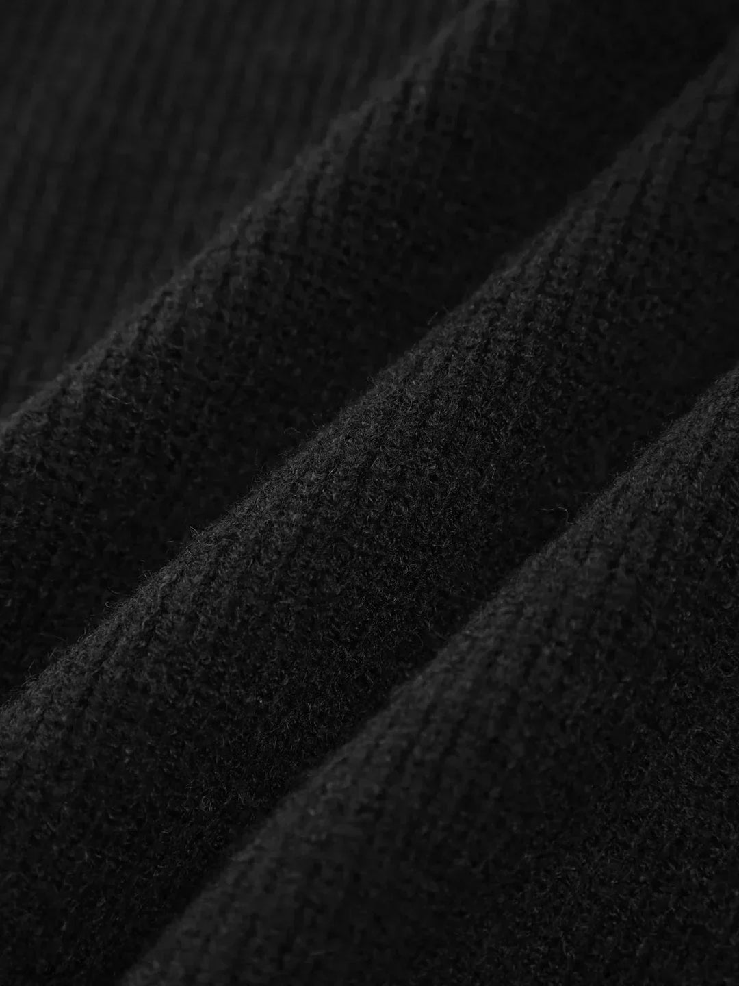Nia | Women's Cropped Mock Neck Ribbed Sweater