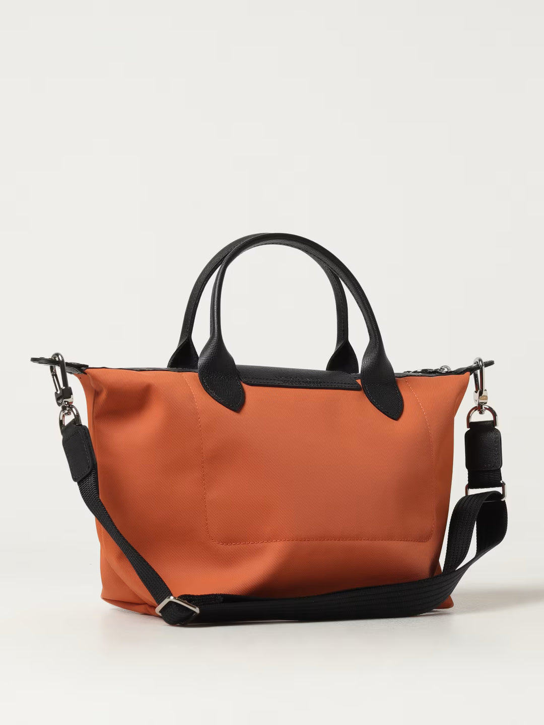 Longchamp Le Pliage Energy Small Sienna Crossbody Bag lifestyle shot with adjustable removable strap