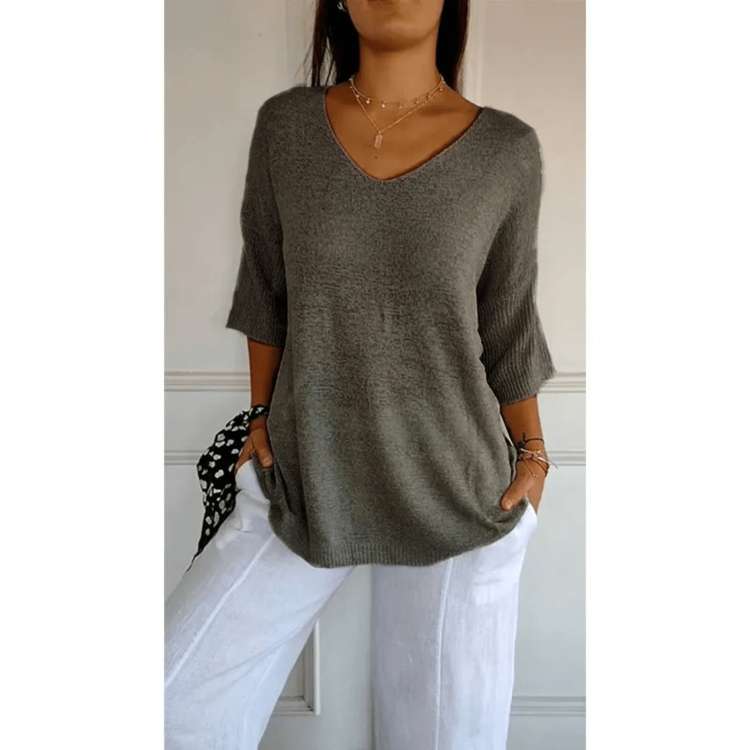 Loraine V-Neck Shirt — product view