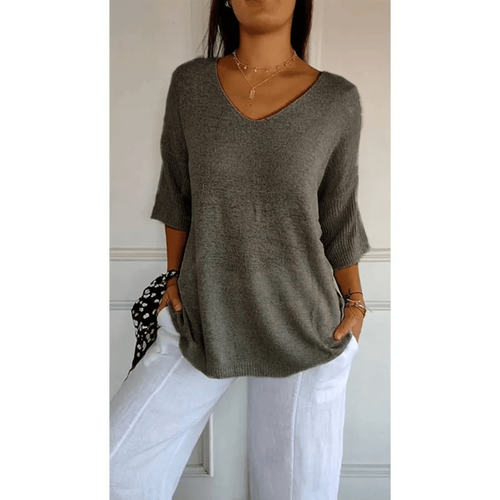 Loraine V-Neck Shirt — product view