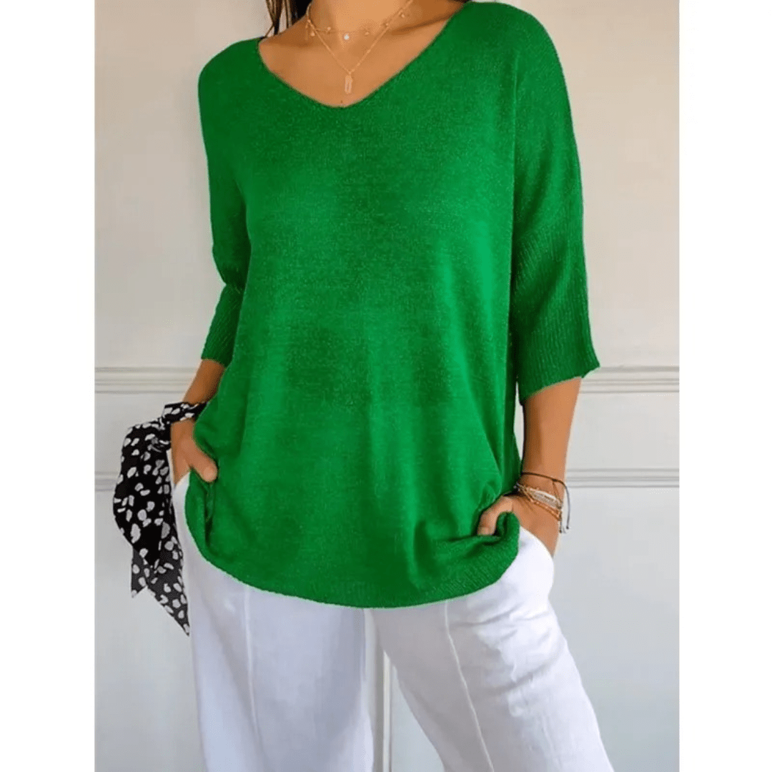 Loraine V-Neck Shirt — product view