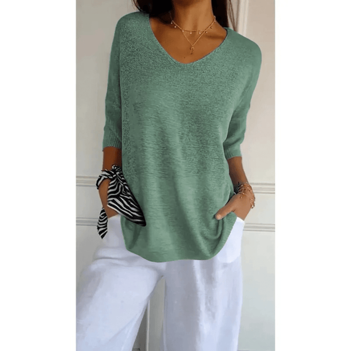 Loraine V-Neck Shirt — product view