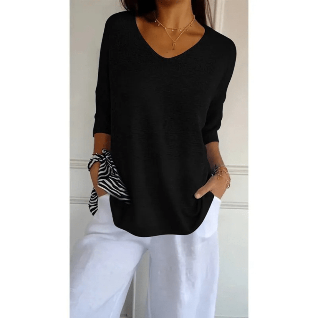 Loraine V-Neck Shirt — product view