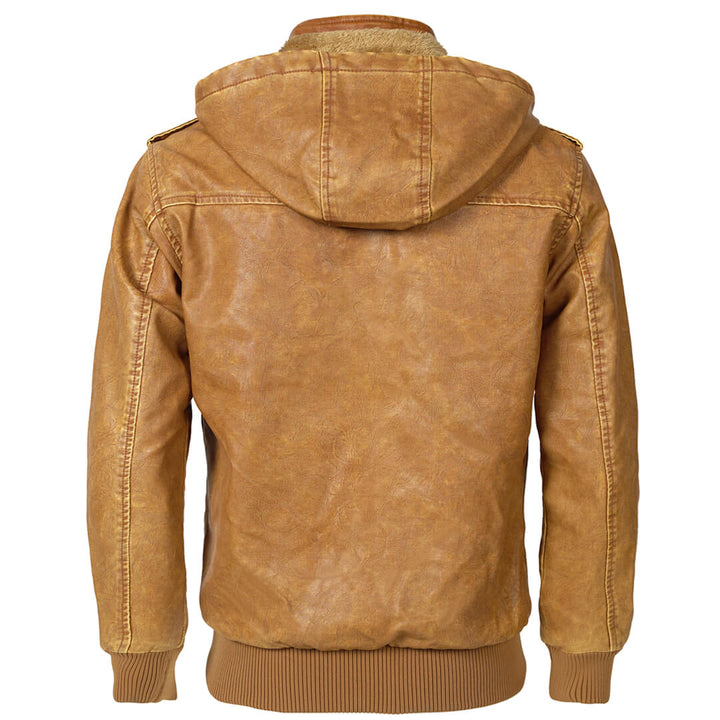 Peru Luxury leather jacket, back view