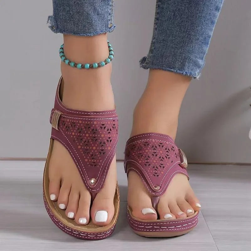 Ellie Orthopedic Sandals — back view