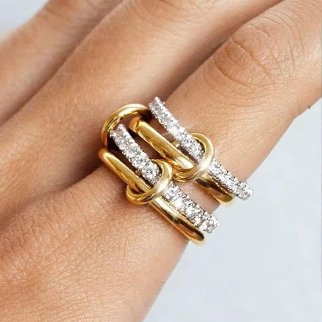 Main shot of the four-piece stacking ring set