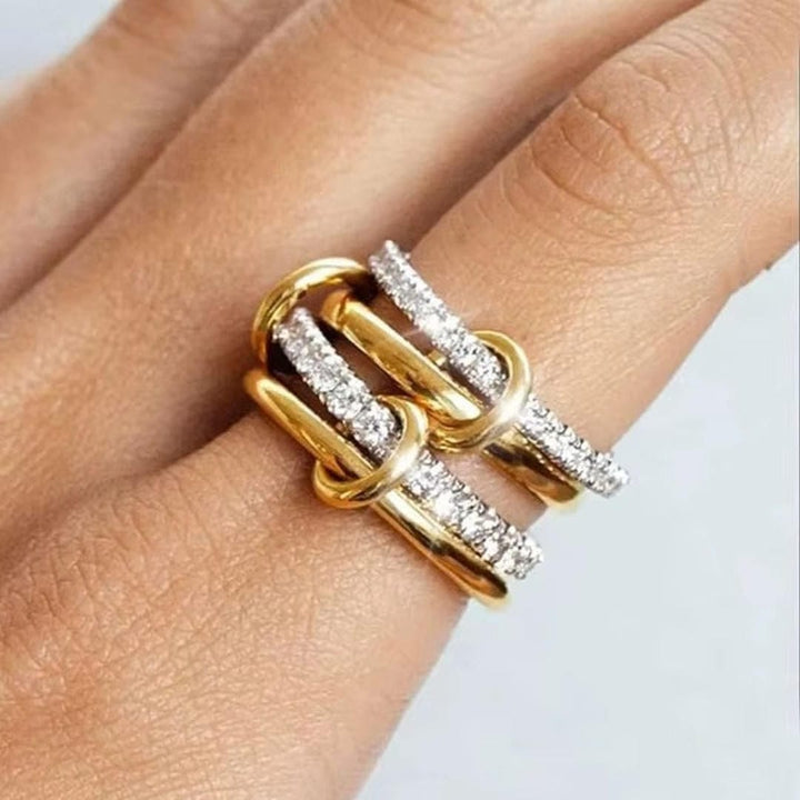 Main shot of the four-piece stacking ring set