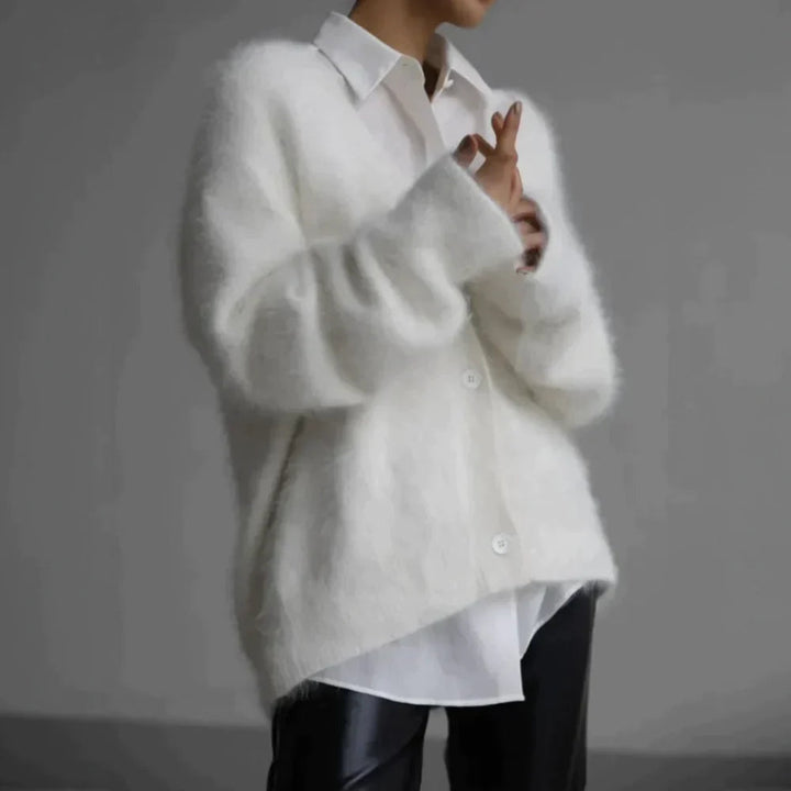 Lily Stylish Soft Cardigan — back view