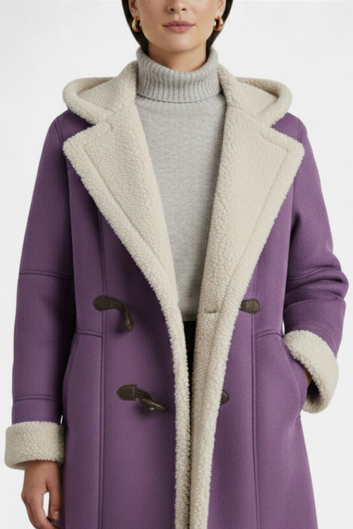 Katja casual coat half-length model view