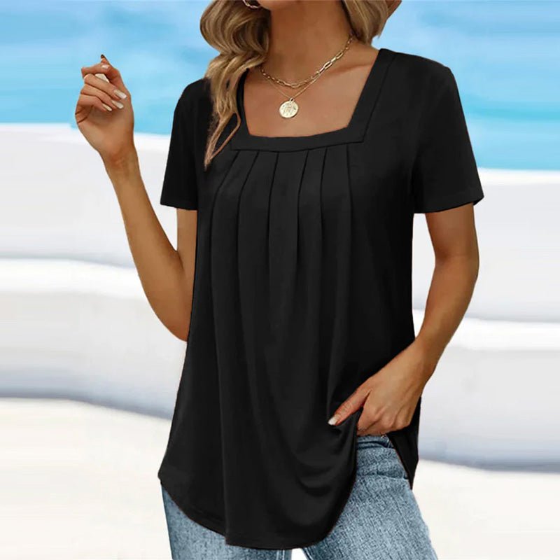 Valina Square Neck Top — back view
