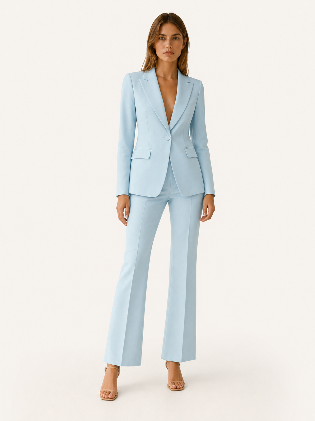 Nadine | Tailored Suit Set with Straight-Leg Trousers