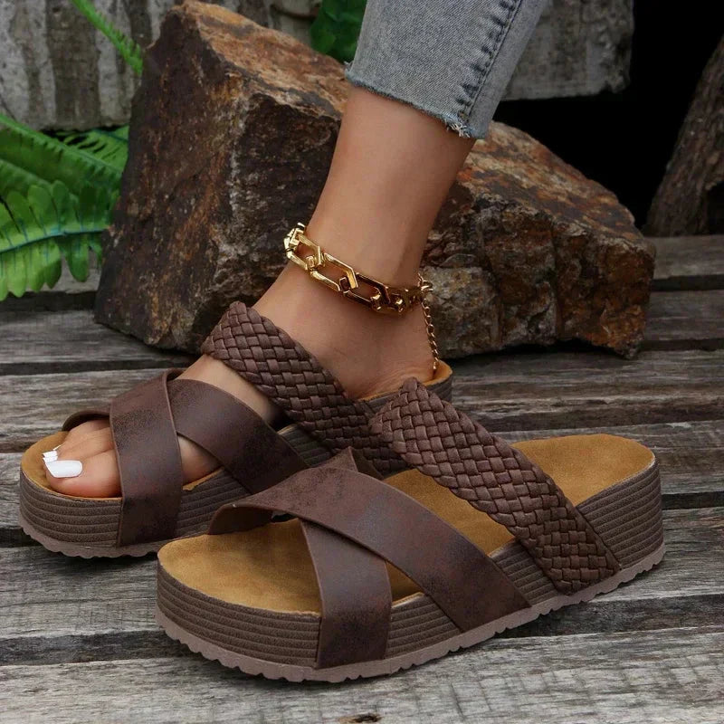 Victoria Orthopedic Sandals — front view