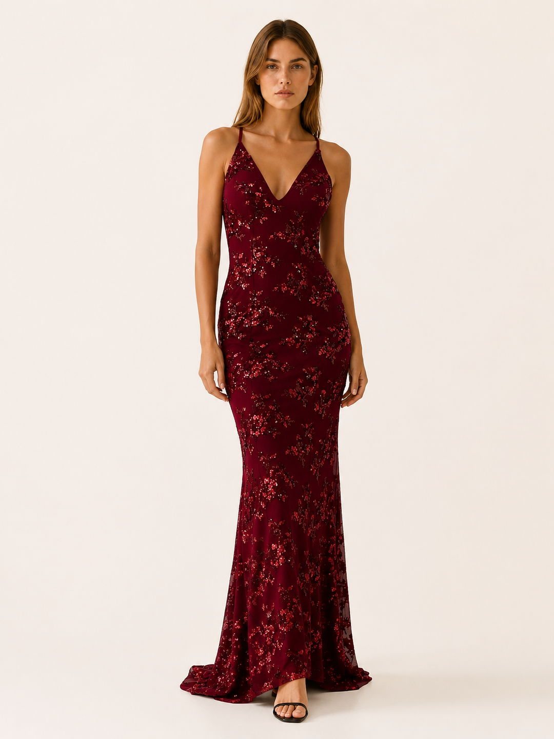 wine colored sequin dress Burgundy Sequin Dress | Bella Dress