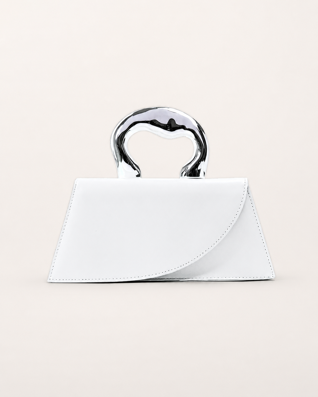 Odilia | Structured Mini Tote Bag with Metal Handle