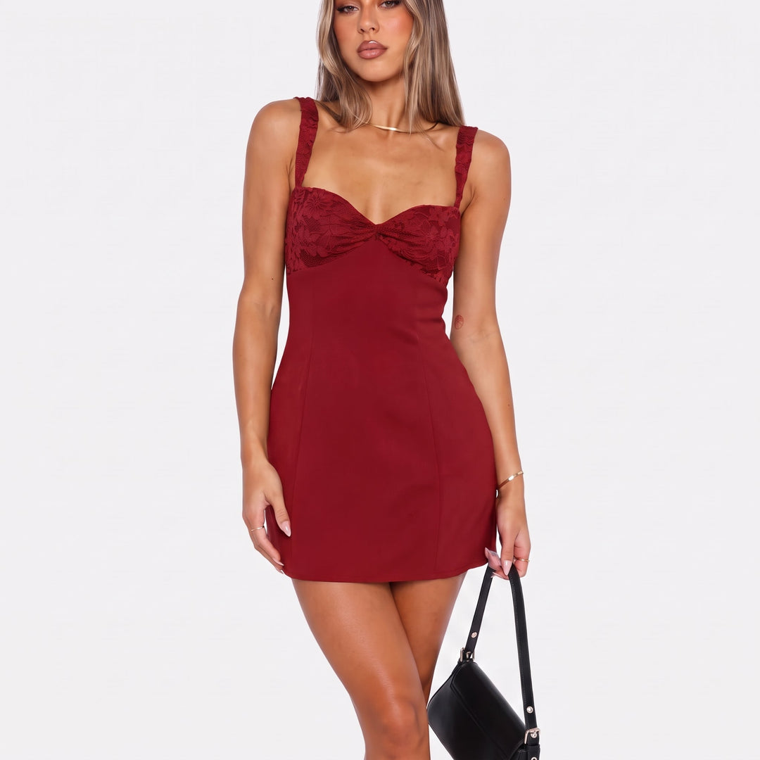 Ophelia | Women's Lace Bust Bodycon Mini Homecoming Dress