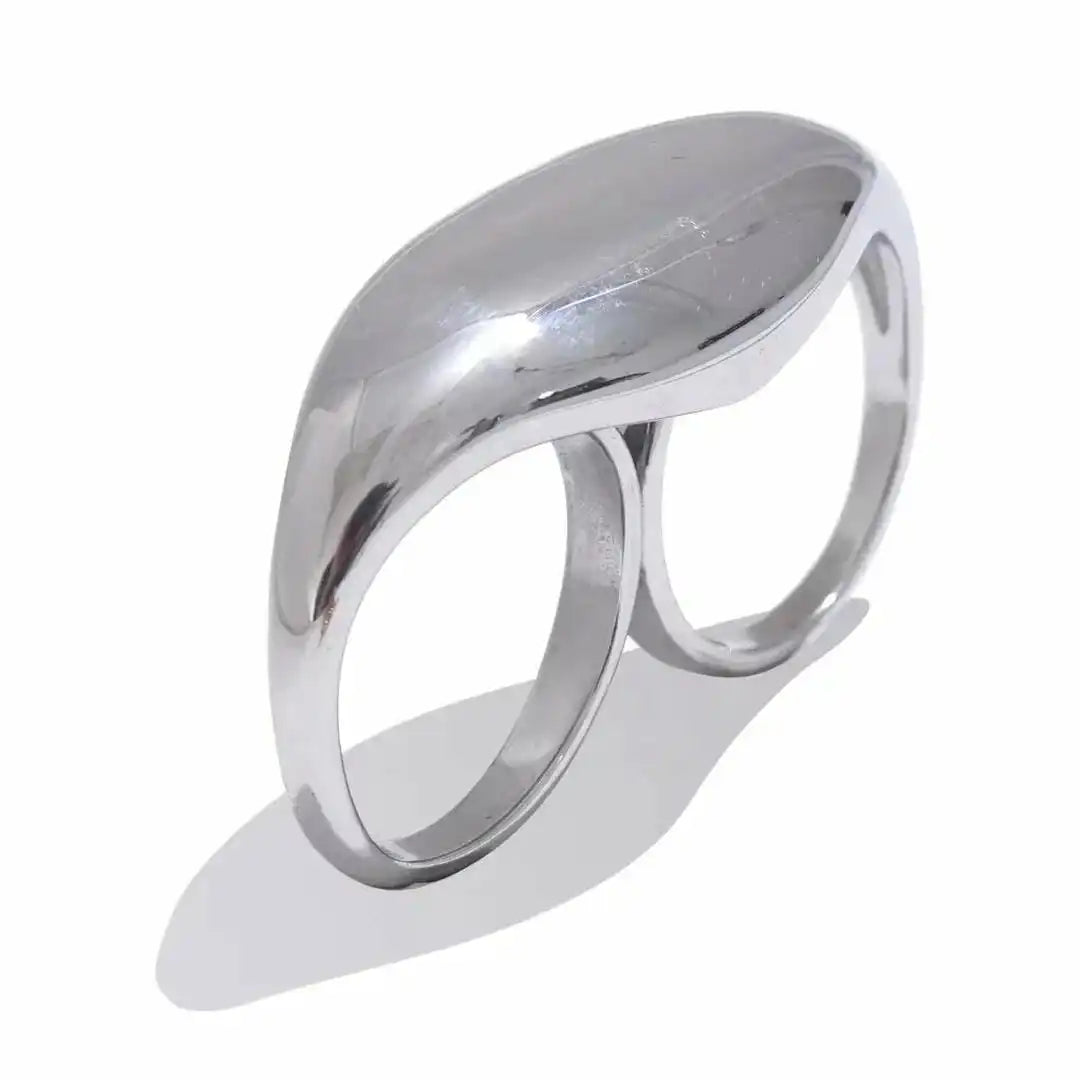 Ring displayed on a jewellery stand