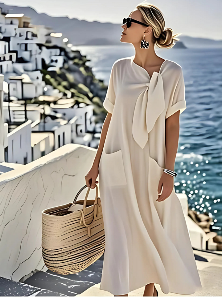 Ella Elegant Dress with Pockets — alternate view