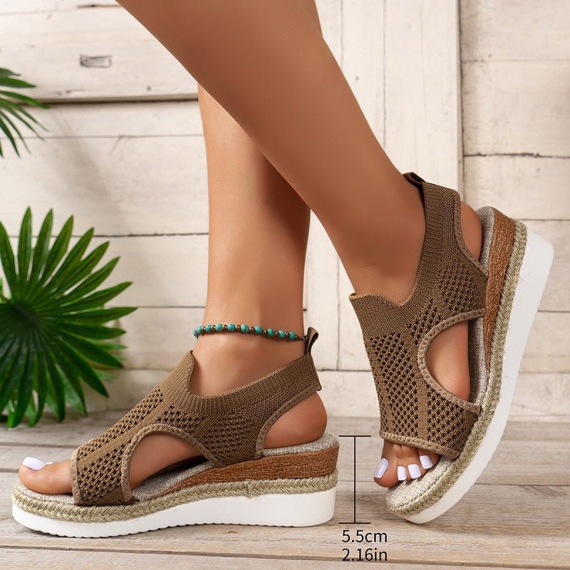 Riley Orthopedic Wedge Sandals — side view