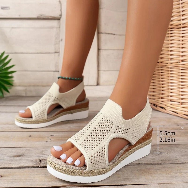 Riley Orthopedic Wedge Sandals — pair view