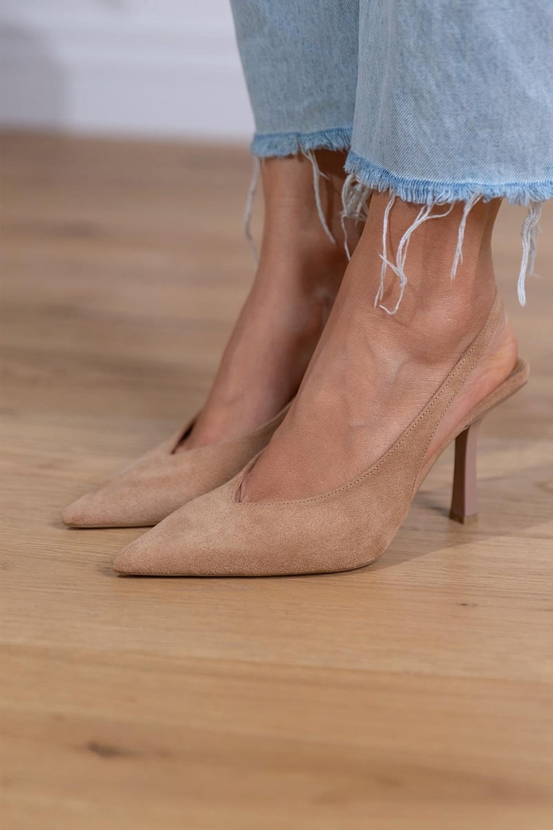 Decollete Slingback — back view