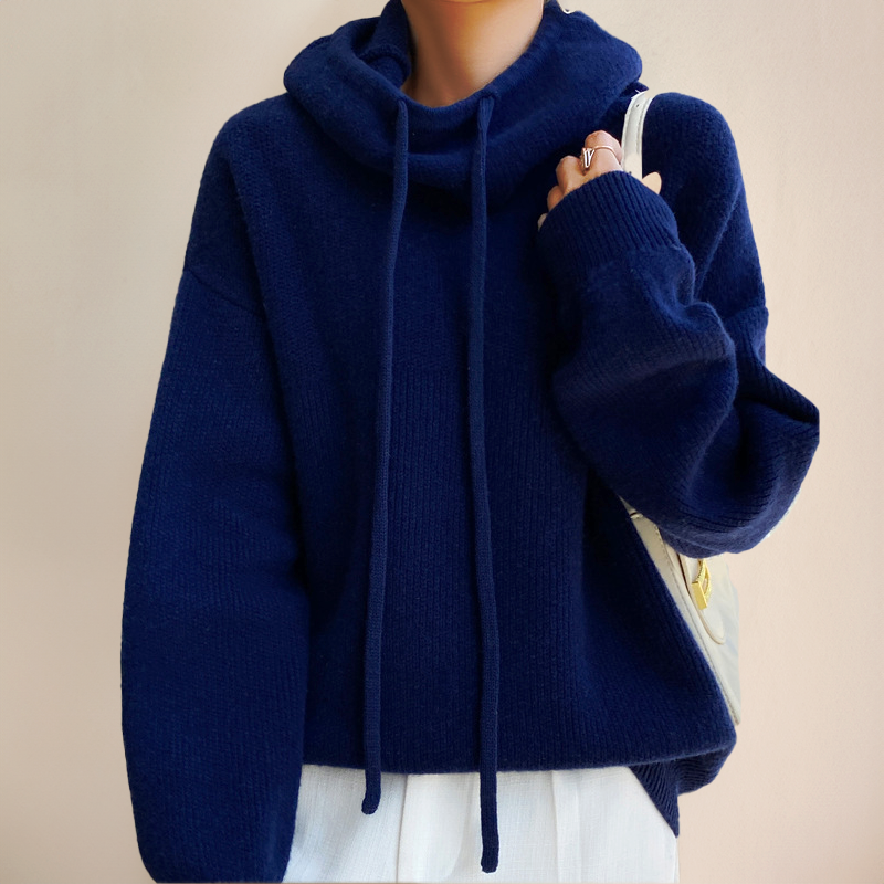 Charlotte Turtleneck Sweater — styled view