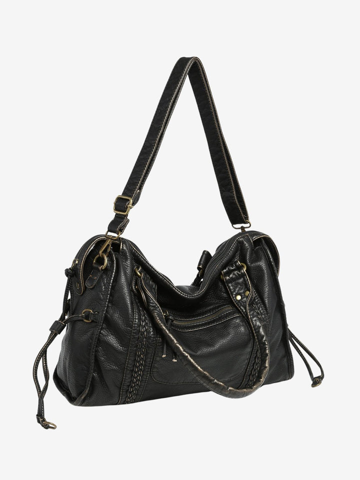 ARIA | Vintage Weave Shoulder Bag — women's bag, shown in an alternative color