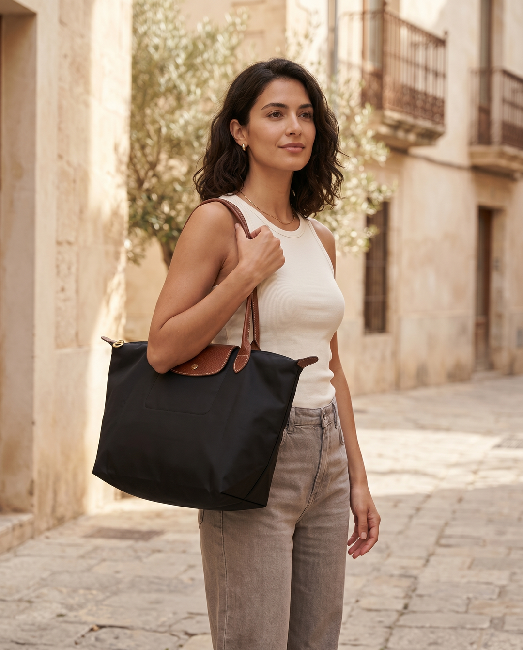 Selma | Shoulder Tote Bag with Top Handles